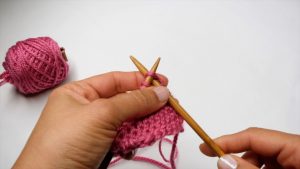 close knitting work